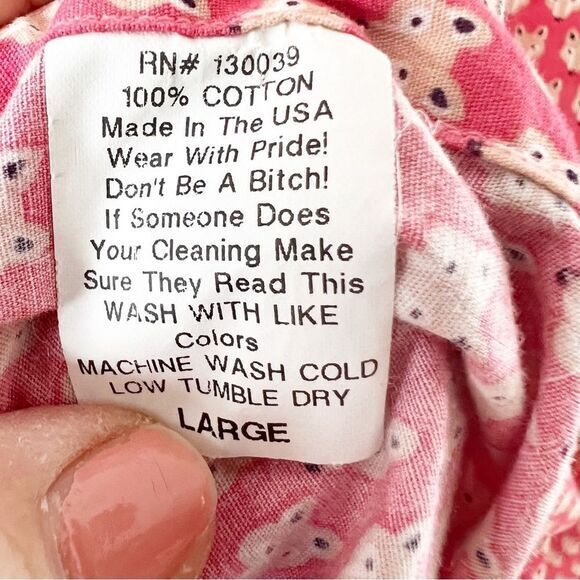 Wolf Vs Goat WvG Monkey Arms Men’s L Button Down Shirt AOP Fox Print Size Large - Picture 8 of 9